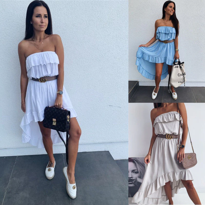 Women Lightweight Ruffle Dress LionStyle Lion Style