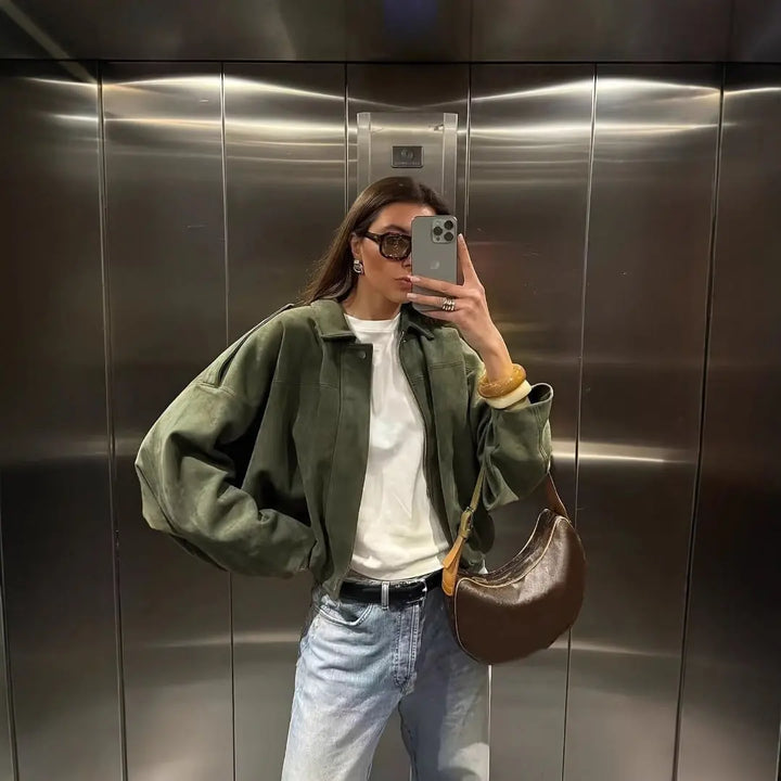 Women Minimalist Fashion Jacket LionStyle Artisio