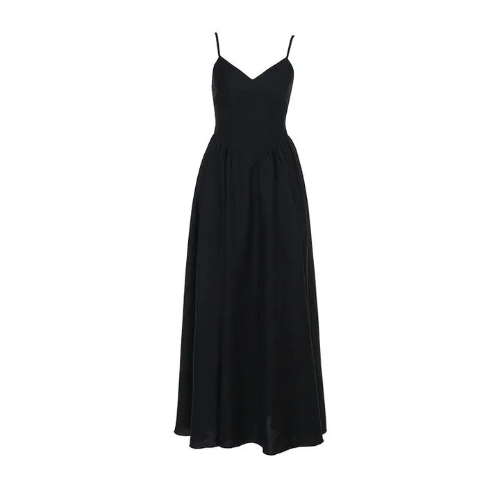 Women Minimalist Flowy Maxi Dress LionStyle Lion Style