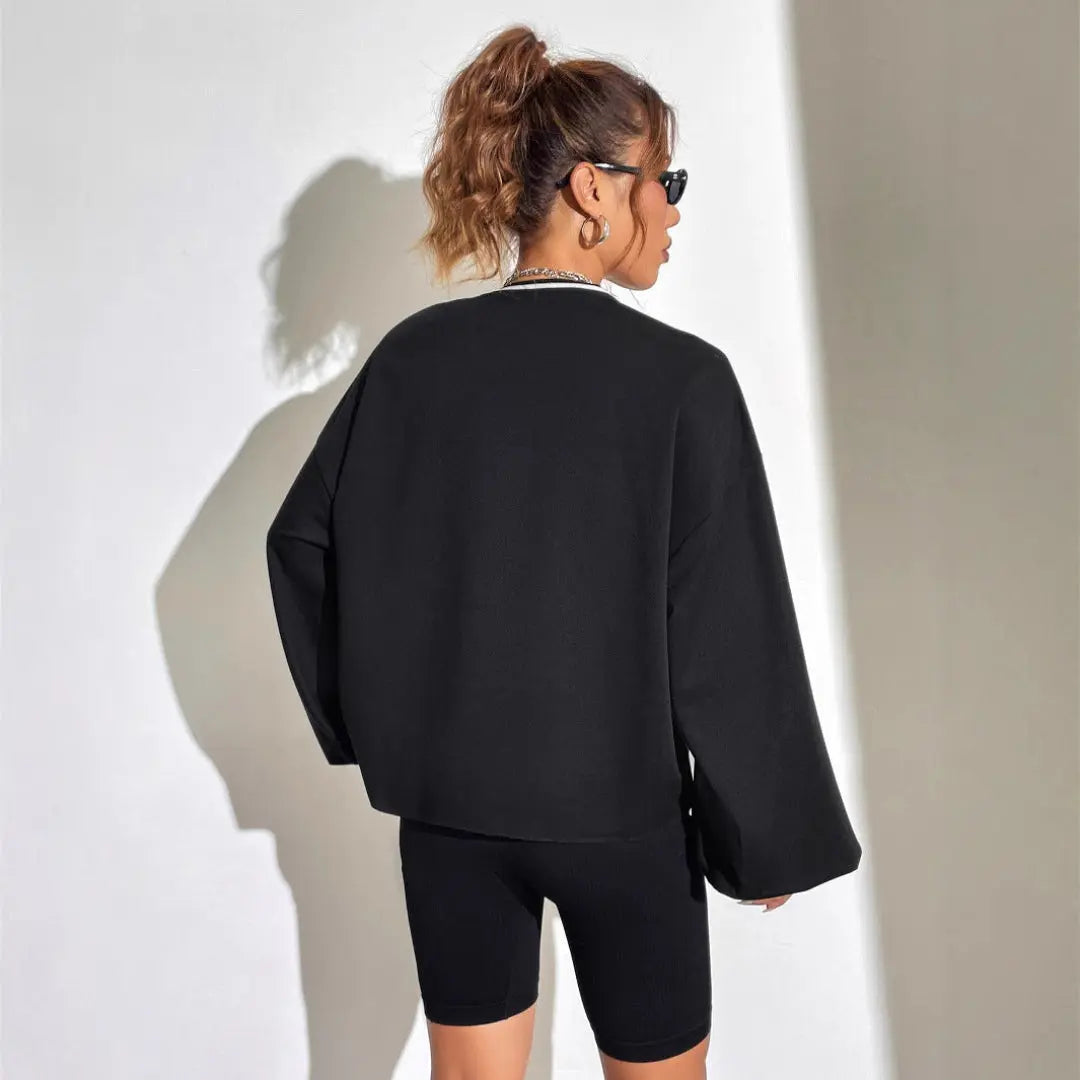 Women Oversized Graphic Sweatshirt LionStyle Lion Style