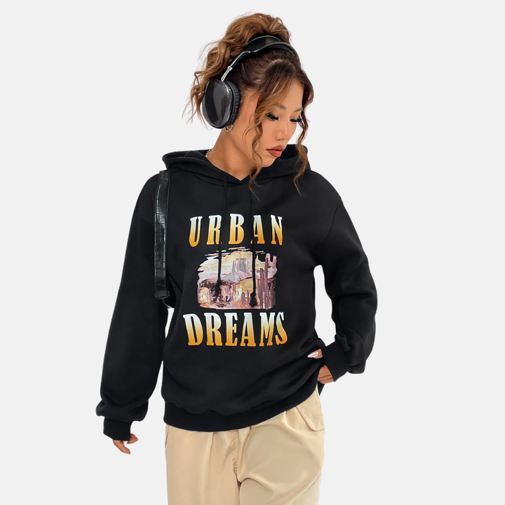 Women Oversized Urban Hoodie LionStyle