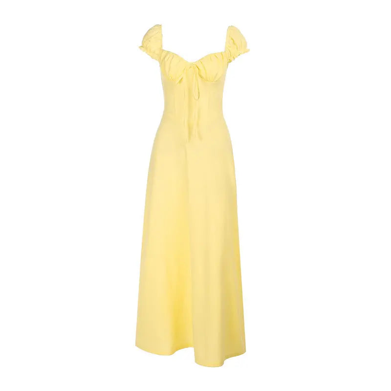 Women Romantic Puff Sleeve Dress LionStyle Lion Style