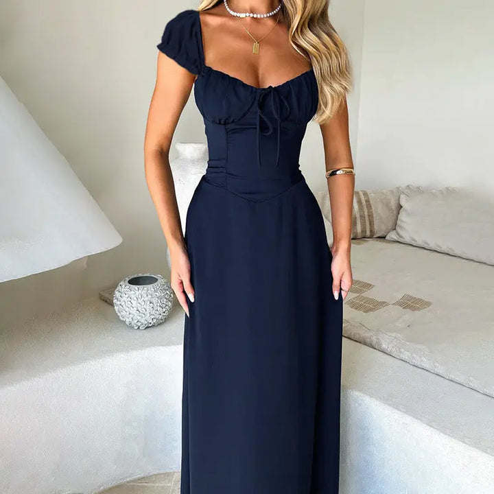 Women Romantic Puff Sleeve Dress LionStyle Lion Style