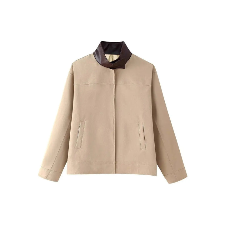 Women Sleek Buttonless Jacket LionStyle Lion Style