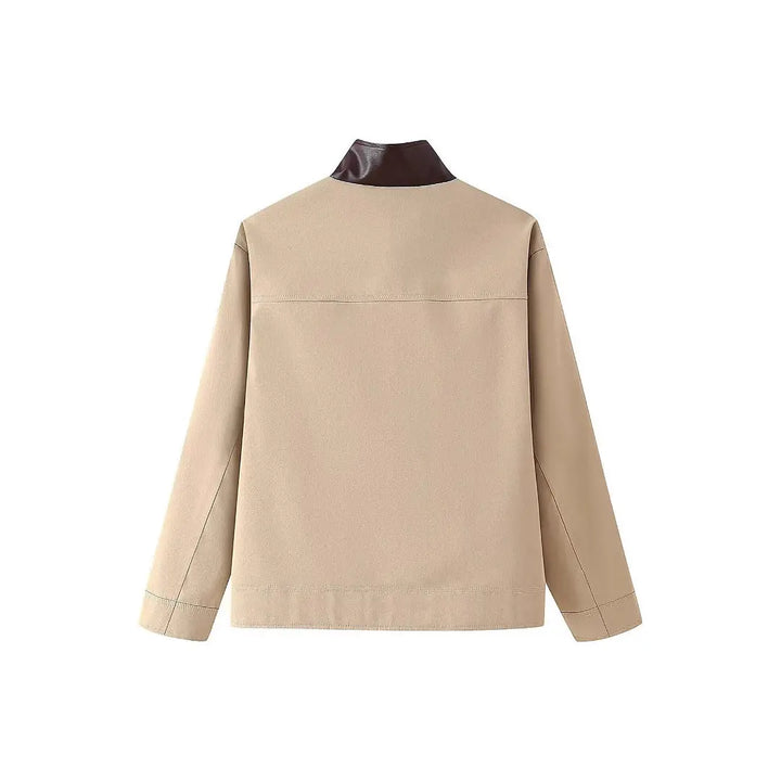 Women Sleek Buttonless Jacket LionStyle Lion Style