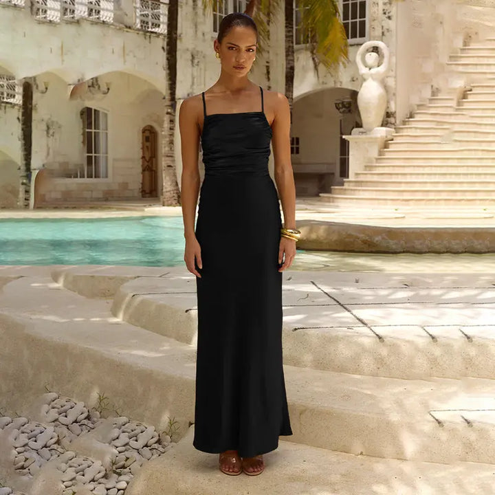 Women Sleek Silhouette Maxi Dress LionStyle Lion Style