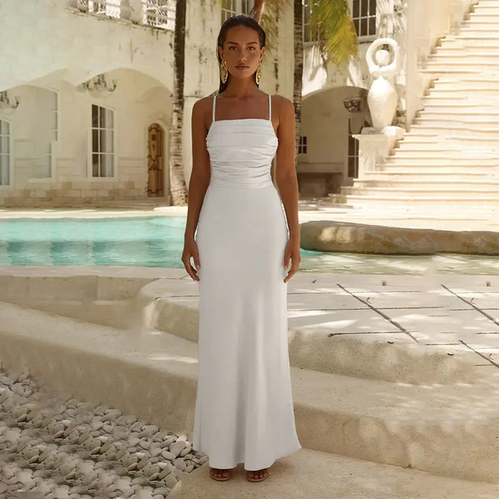 Women Sleek Silhouette Maxi Dress LionStyle Lion Style
