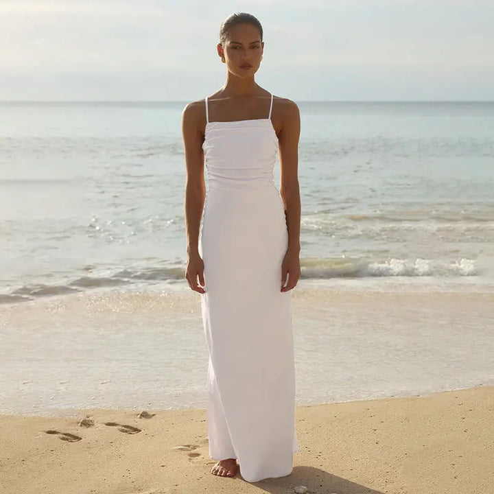 Women Sleek Silhouette Maxi Dress LionStyle Lion Style