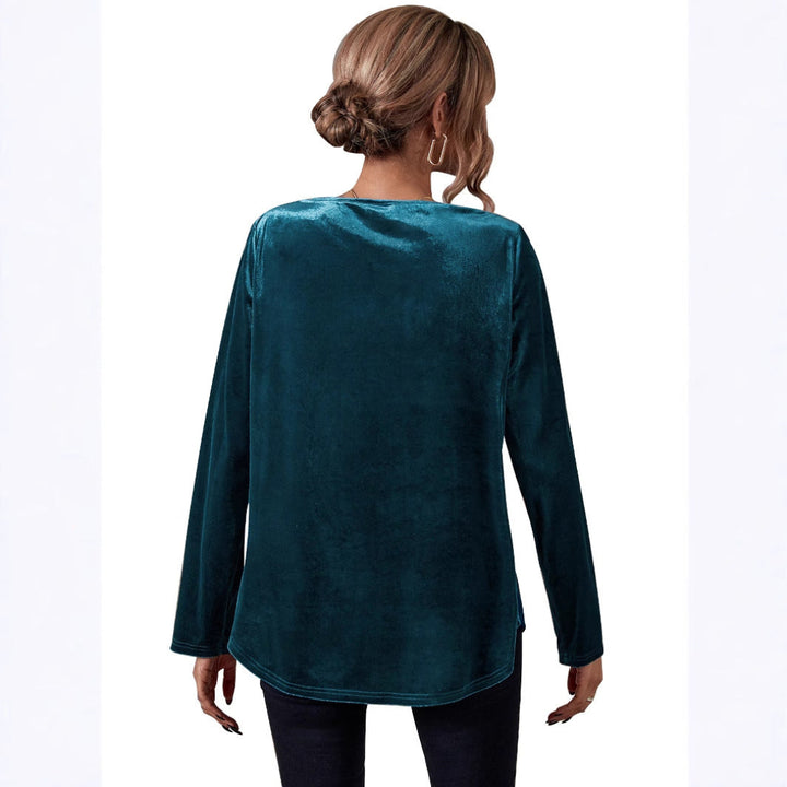 Women Soft Velvet Casual Top LionStyle