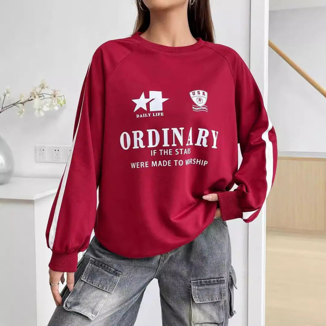 Women Trendy Graphic Sweatshirt LionStyle Lion Style