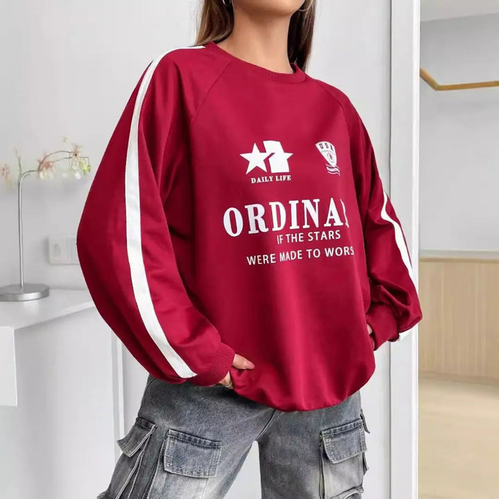Women Trendy Graphic Sweatshirt LionStyle Lion Style