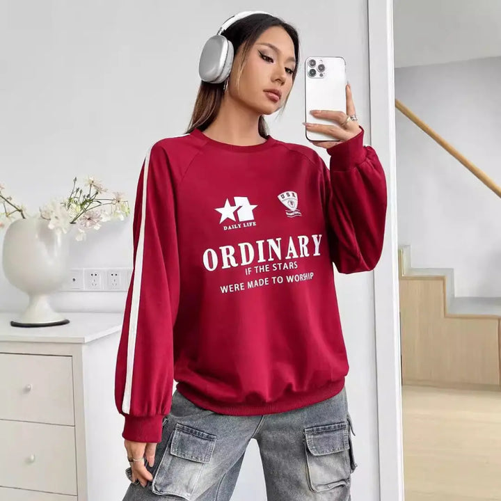 Women Trendy Graphic Sweatshirt LionStyle Lion Style
