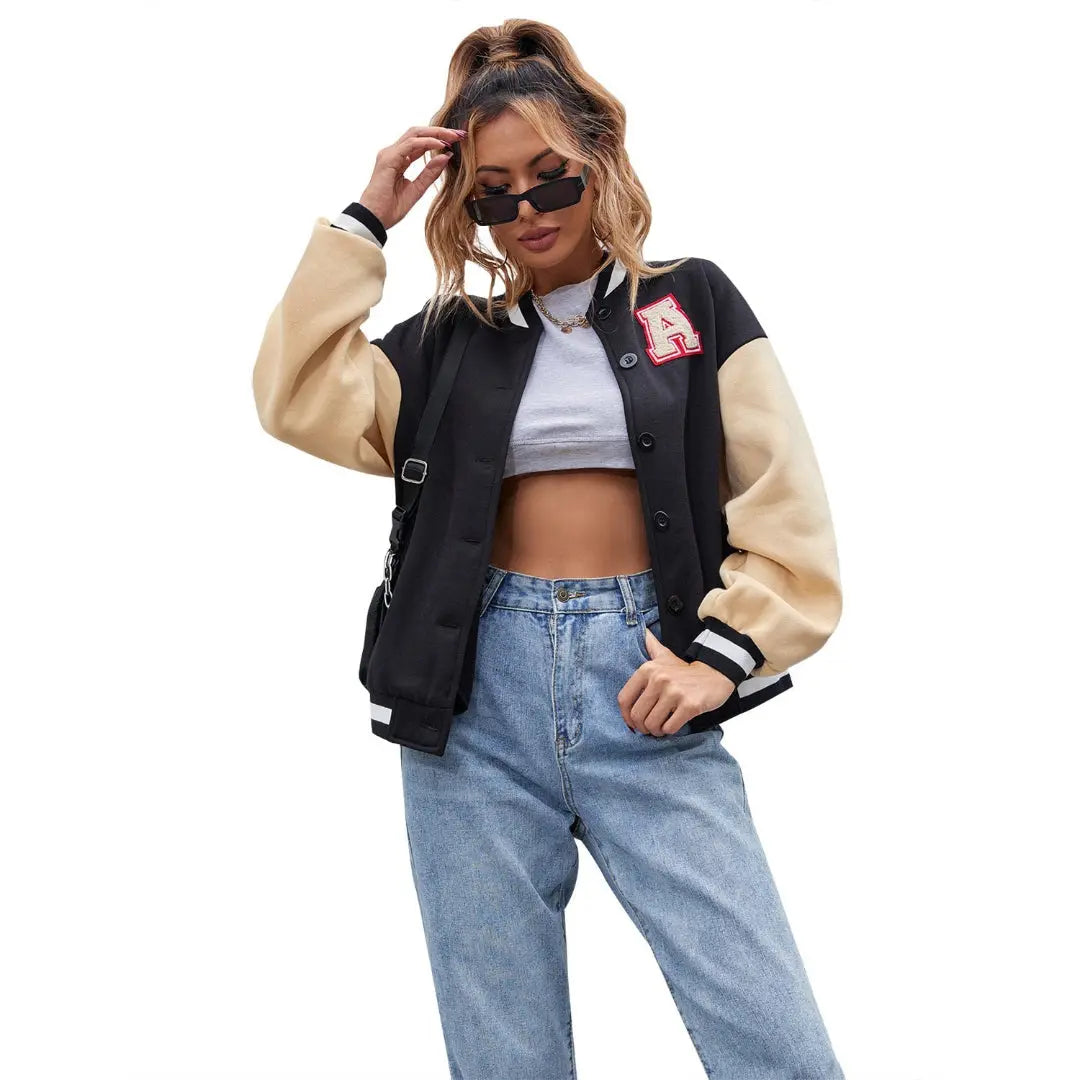 Women Varsity Letter A Jacket LionStyle Lion Style