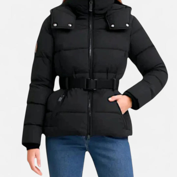 Women’s Belted Insulated Puffer Jacket