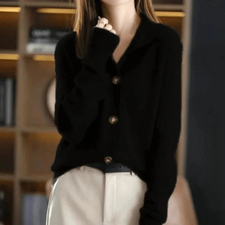 Women’s Button-Up Cashmere Cardigan