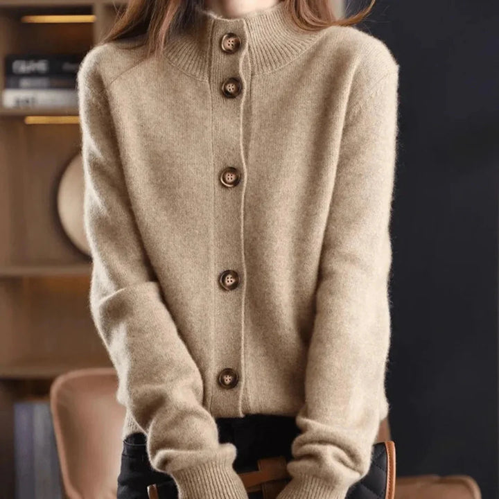 Women’s Button-Up Cashmere Cardigan