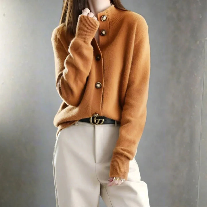 Women’s Cashmere Button Cardigan