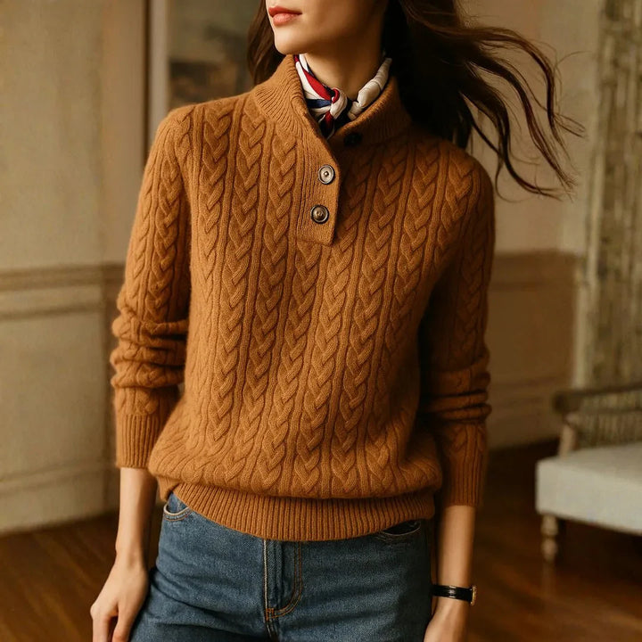 Women’s Cashmere Cable-Knit Sweater