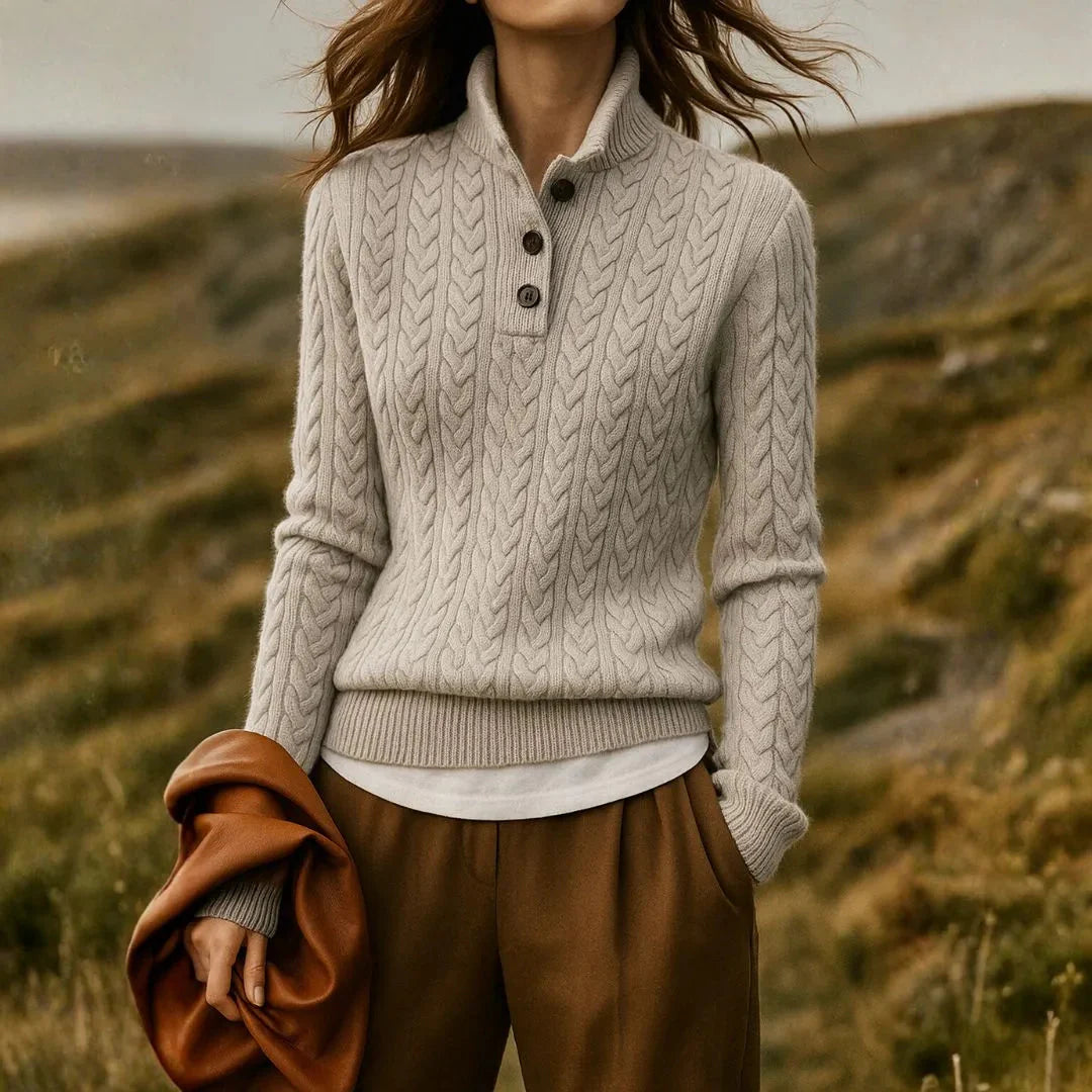 Women’s Cashmere Cable-Knit Sweater