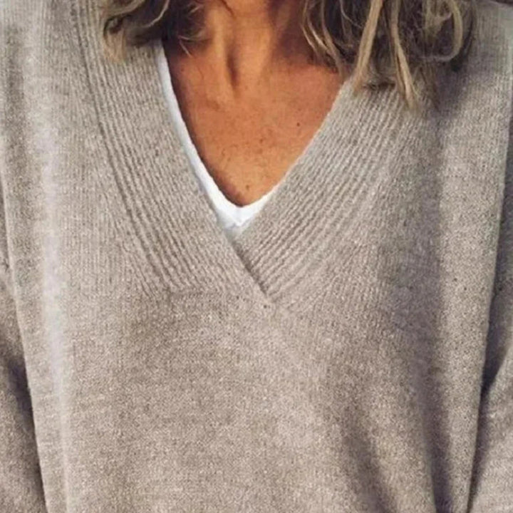 Women's Cashmere V-Neck Sweater