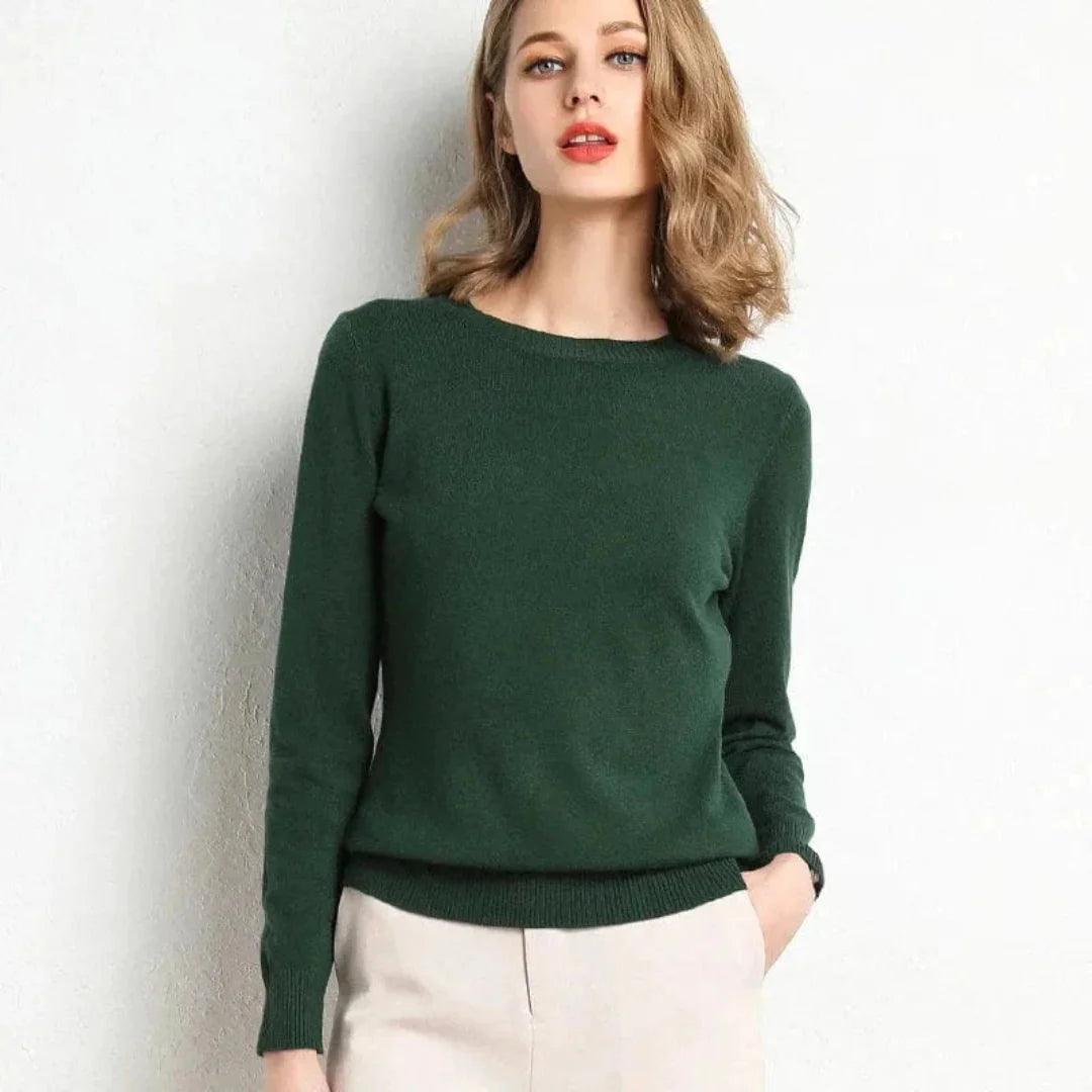 Women’s Crew Neck Cashmere Sweater