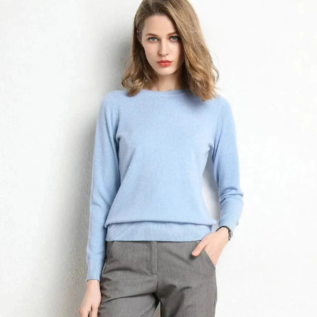 Women’s Crew Neck Cashmere Sweater