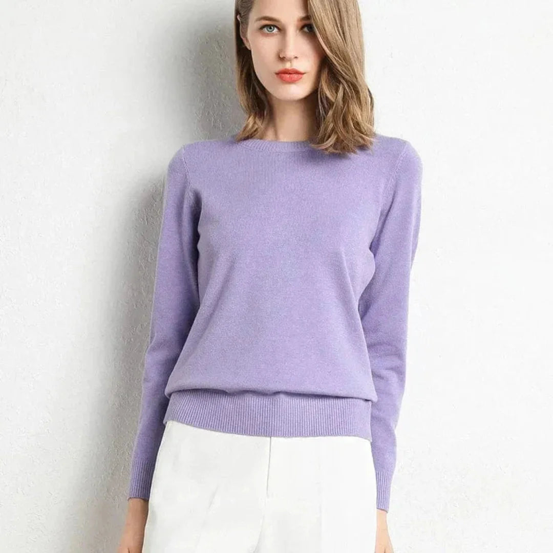 Women’s Crew Neck Cashmere Sweater