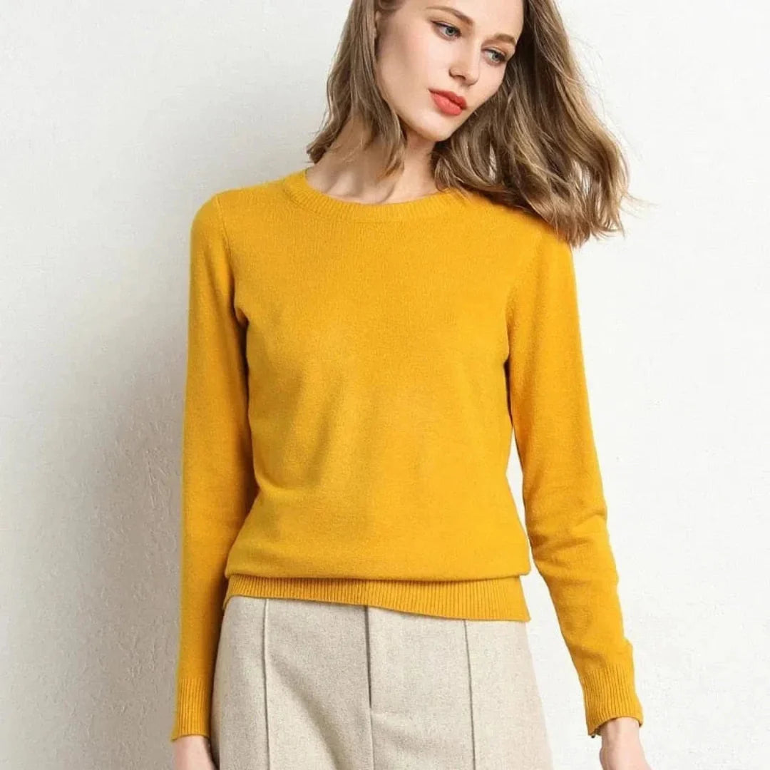 Women’s Crew Neck Cashmere Sweater