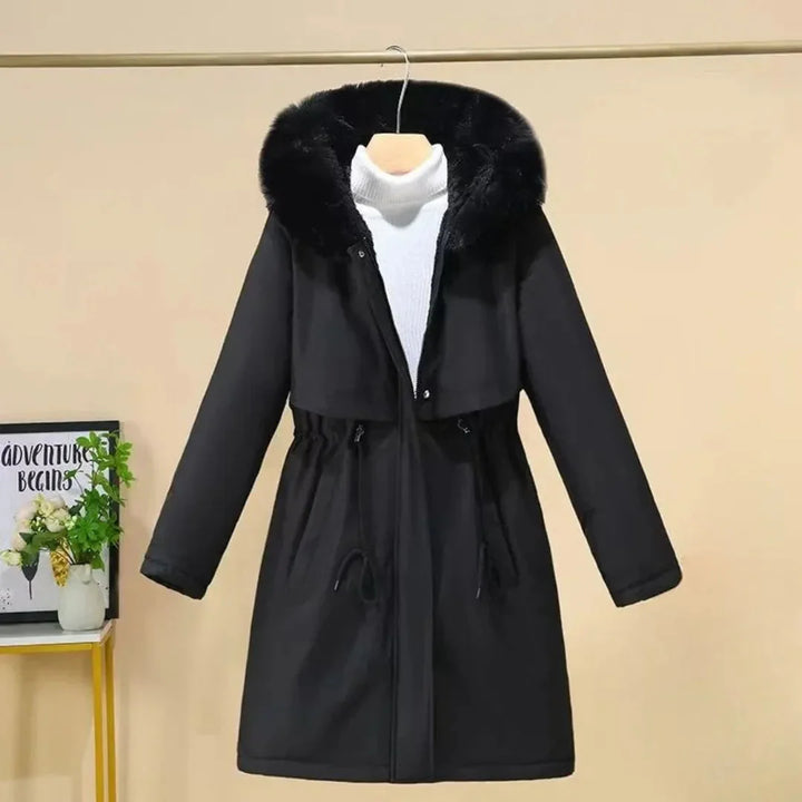 Women’s Faux Fur Long Hooded Winter Coat