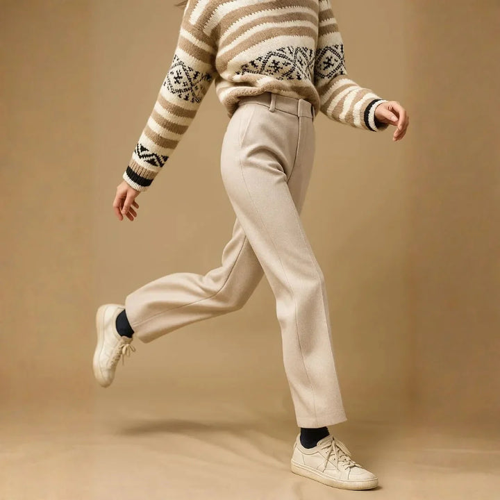 LS | Women’s High-Waist Wool Trousers