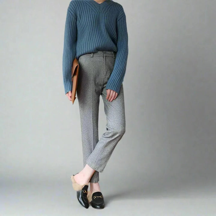 LS | Women’s High-Waist Wool Trousers