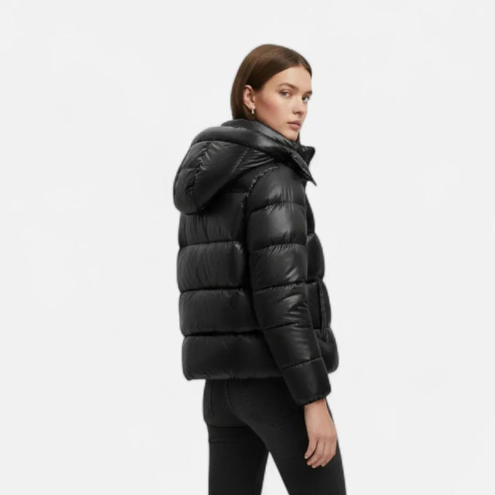 Women’s Hooded Slim Quilted Puffer Jacket