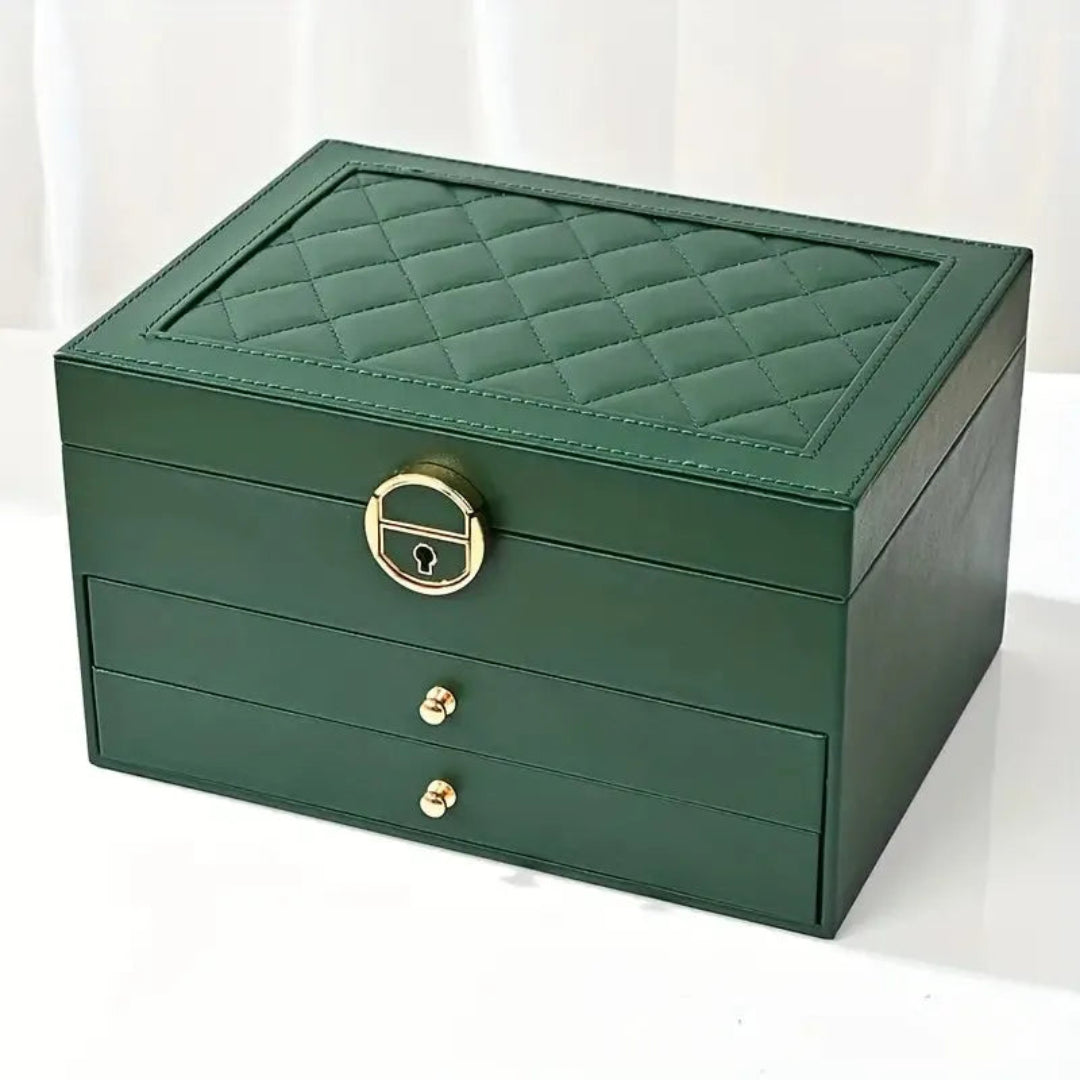 Women’s Multi-Layer Leather Jewelry Box