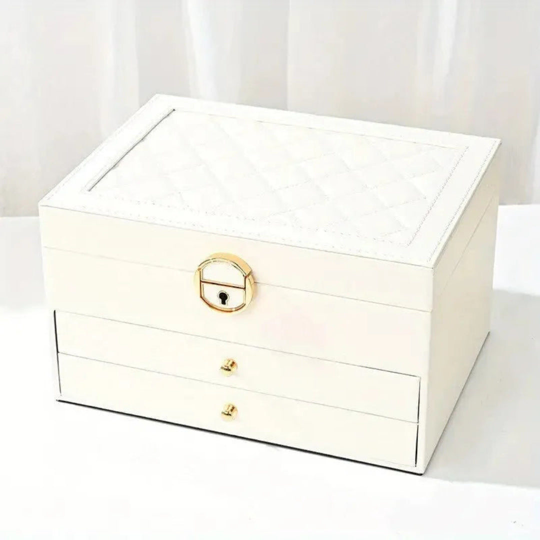 Women’s Multi-Layer Leather Jewelry Box