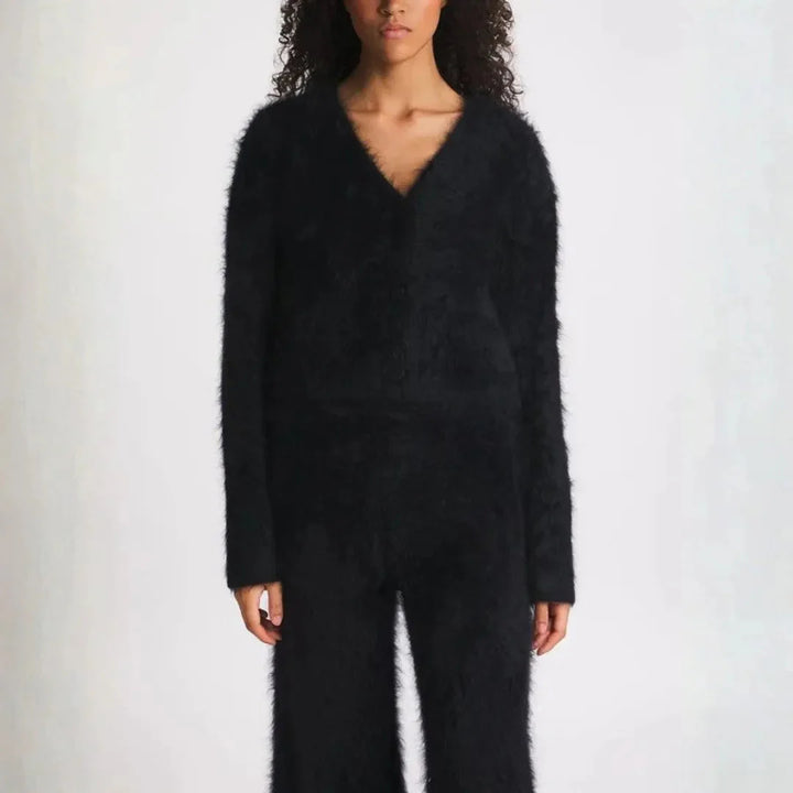 Women’s Oversized Fluffy Knit Cardigan