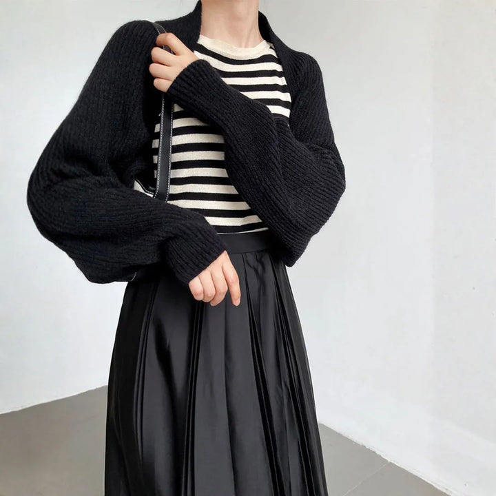 Women’s Ribbed Knit Shrug Cardigan