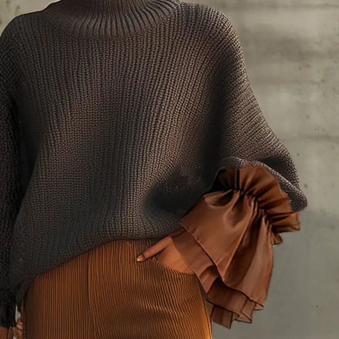 Women’s Ribbed Knit Turtleneck Sweater