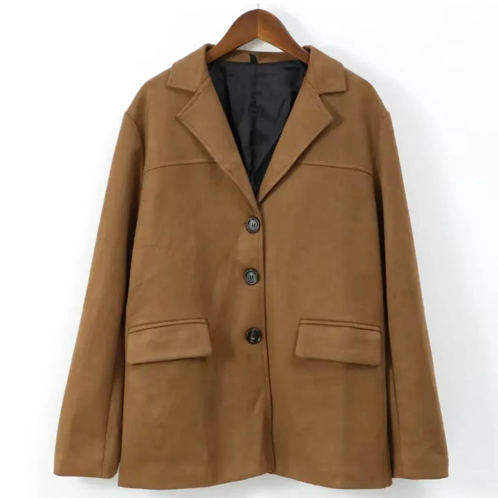 Women’s Tailored Brown Suede Jacket