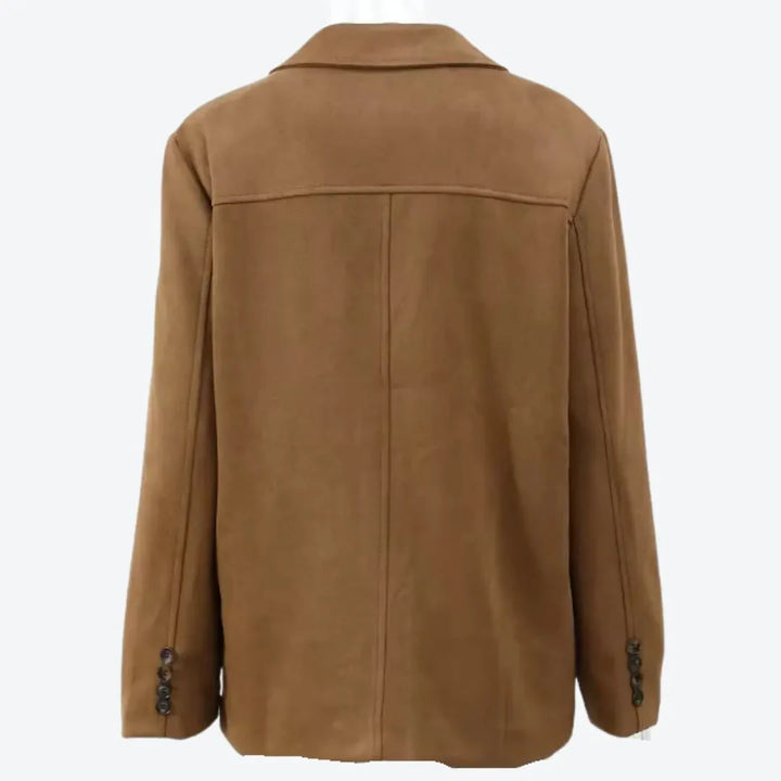 Women’s Tailored Brown Suede Jacket