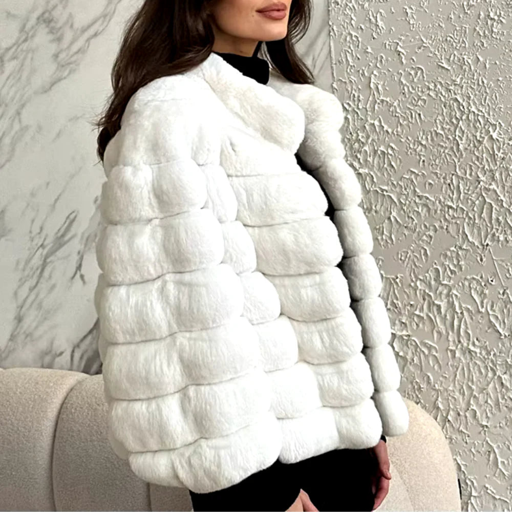 Aurora Luxe Faux Fur Jacket