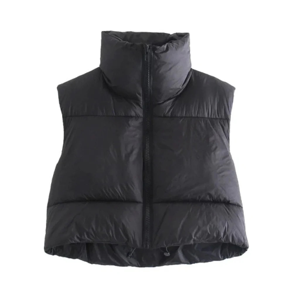 Renee Cropped Puffer Vest