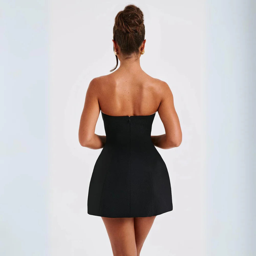 Noelle Classic Strapless Mini Dress