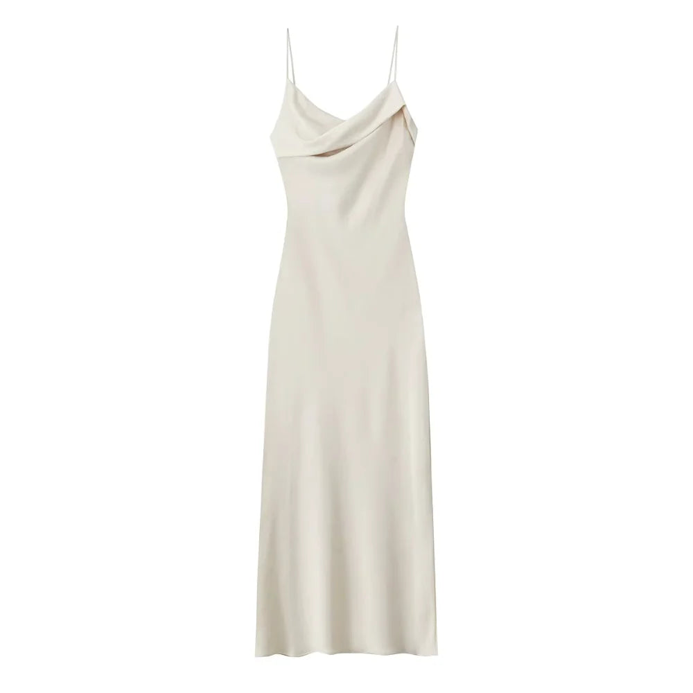 Dahlia Soft Drape Slip Dress