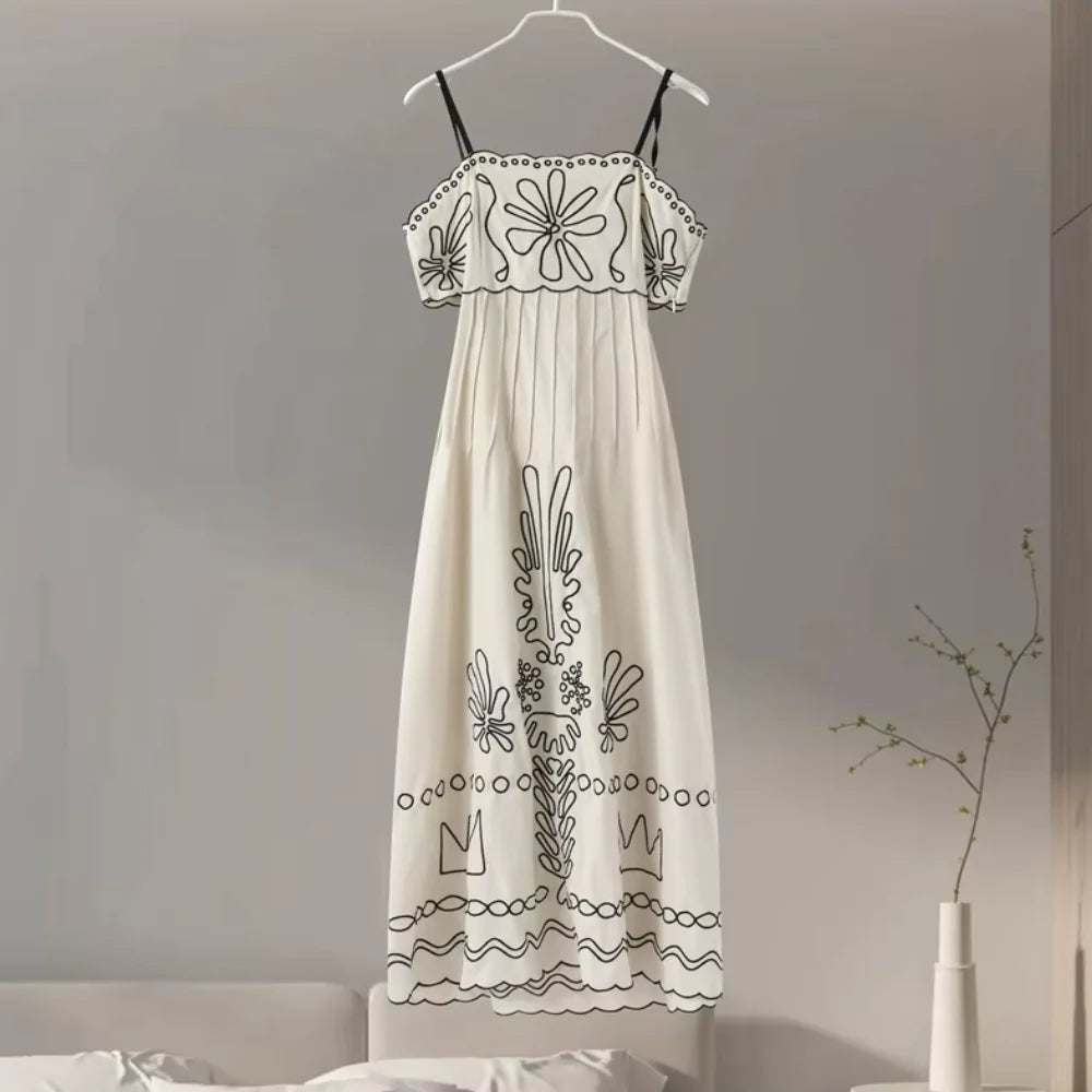 Sophia Embroidered Dress