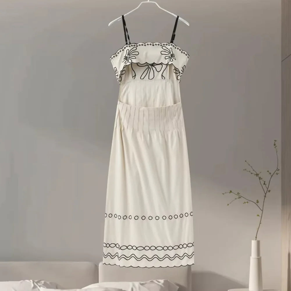 Sophia Embroidered Dress