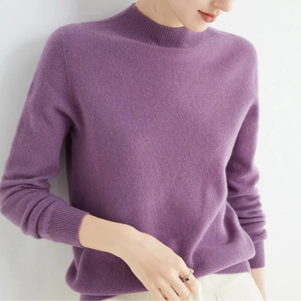 Lila Wool Knit Pullover