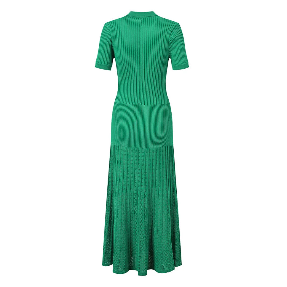 Adele Collared Knit Dress