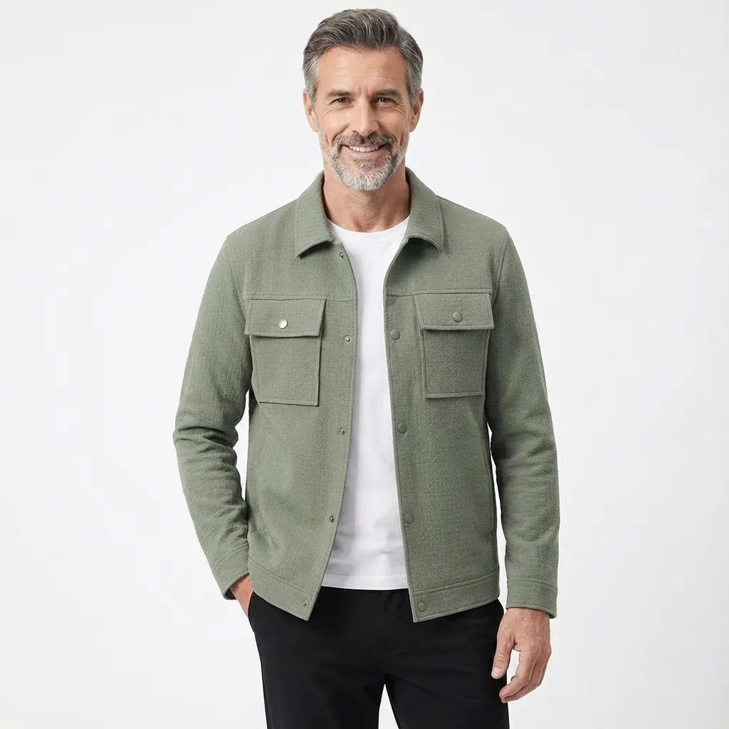 Elliot Men's Vintage Textured Knit Jacket