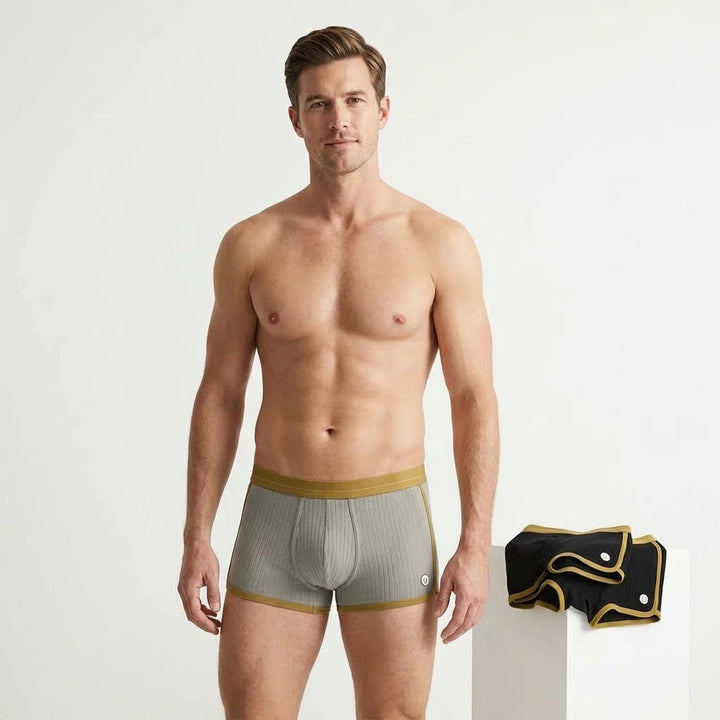 Umber Essential Boxer Briefs Set Lion Style