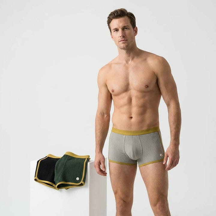 Umber Essential Boxer Briefs Set Lion Style